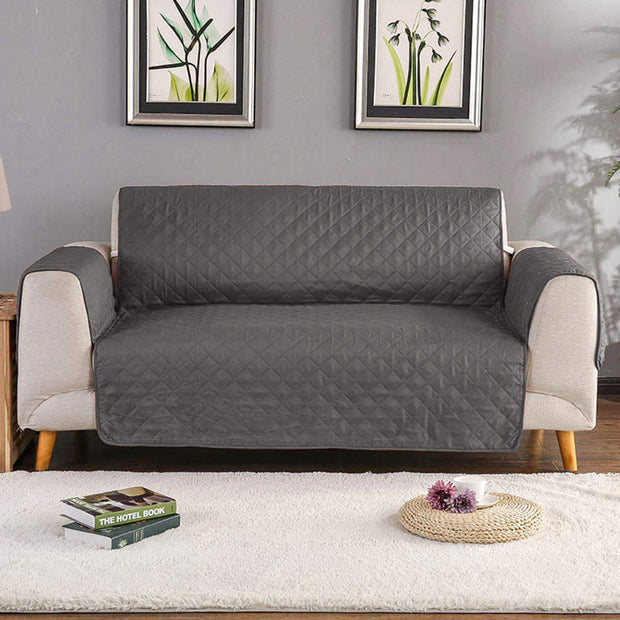 Quilted Sofa Coat - Grey