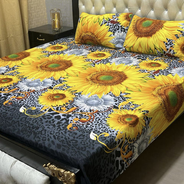 Luvoza Cotton Bed Sheet - King - 3pcs - CSB242