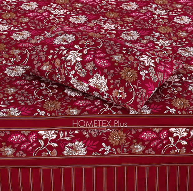 Luvoza Cotton Bed Sheet - King - 3pcs - CSB388