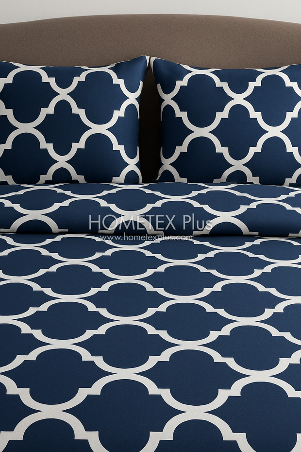 Luvoza Cotton Bed Sheet - King - 3pcs - CSB396