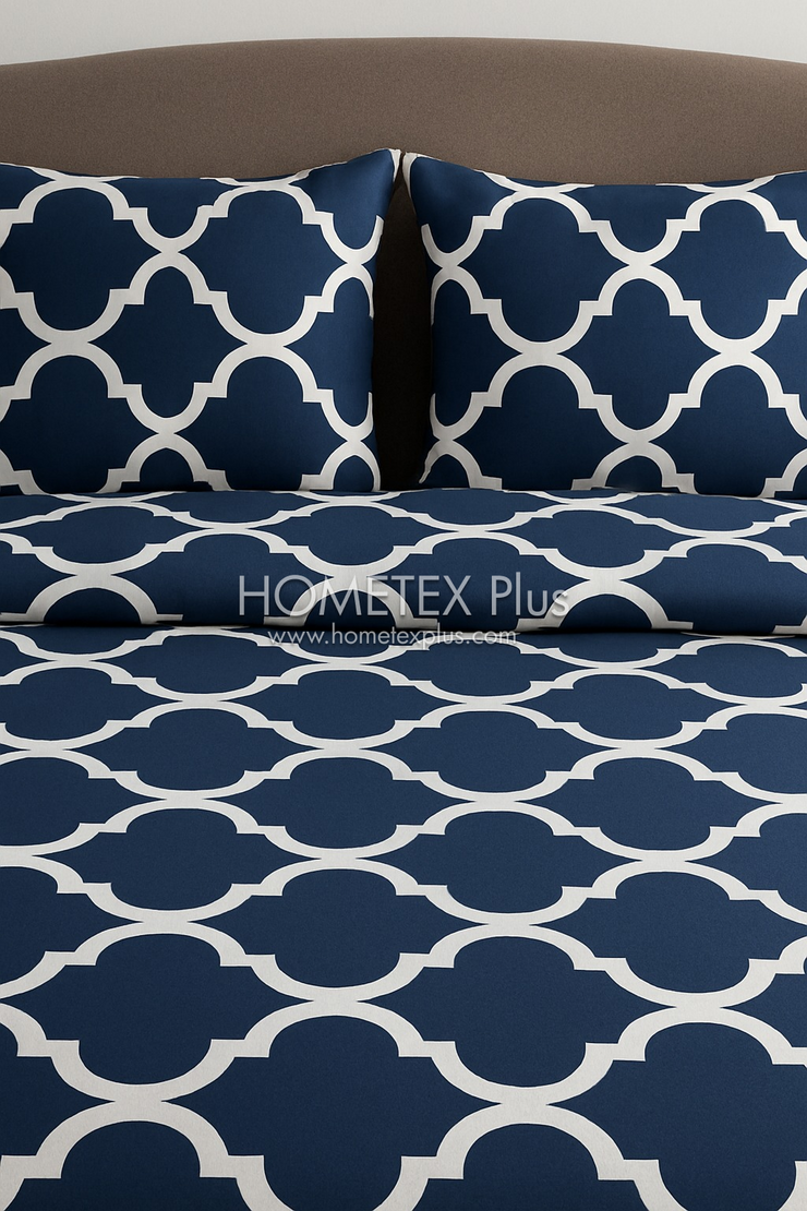 Luvoza Cotton Bed Sheet - King - 3pcs - CSB396