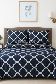 Luvoza Cotton Bed Sheet - King - 3pcs - CSB396