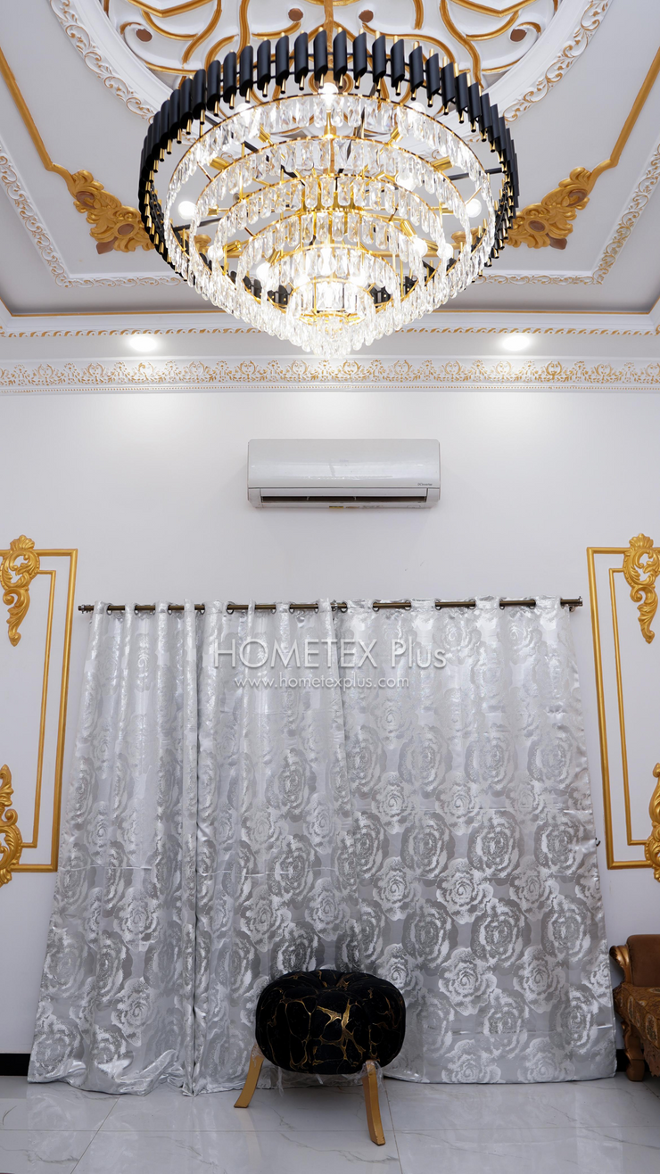 CROWN EXPORT QUALITY FANCY CURTAIN - CEQ03