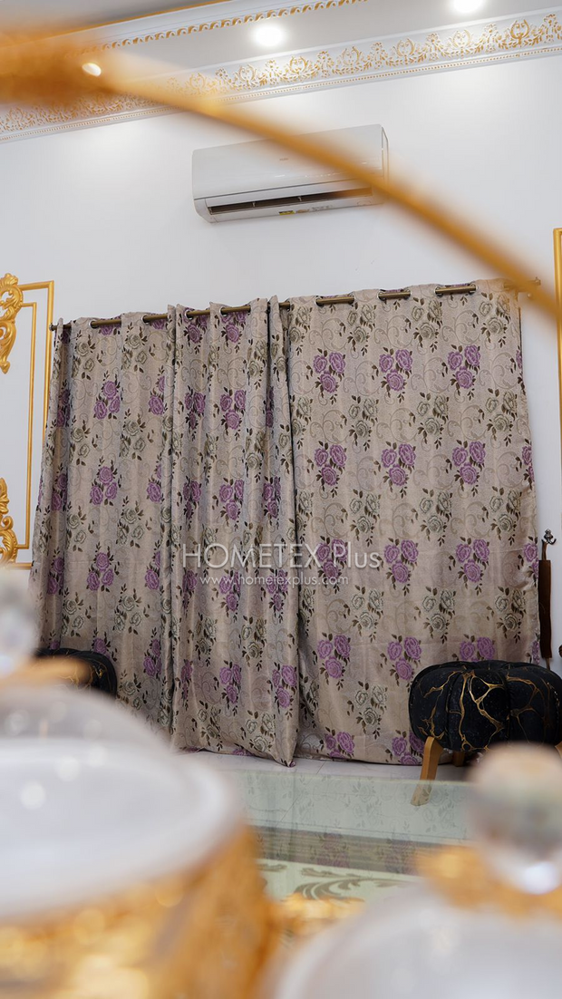 CROWN EXPORT QUALITY FANCY CURTAIN - CEQ04