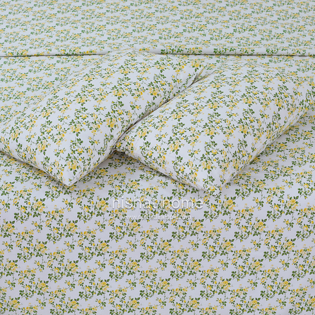 Divine Pure Cotton Bed Sheet - King - 3pcs - DBS288