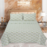 Divine Pure Cotton Bed Sheet - King - 3pcs - DBS288