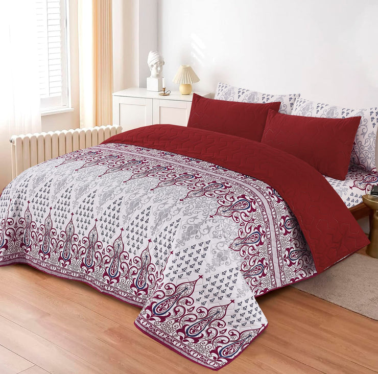 Alinta Luxury Bed Spread Set - 6pcs - ALB08