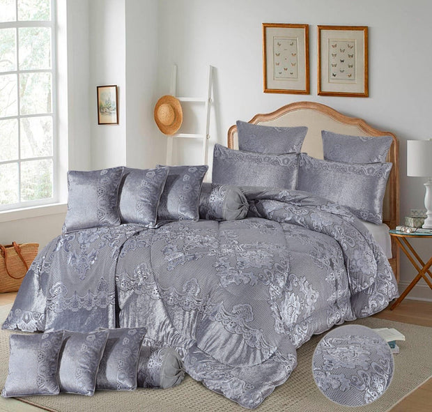 Marry Silver Plus Palachi Bridal Quilt Set - 14pcs - MSP19