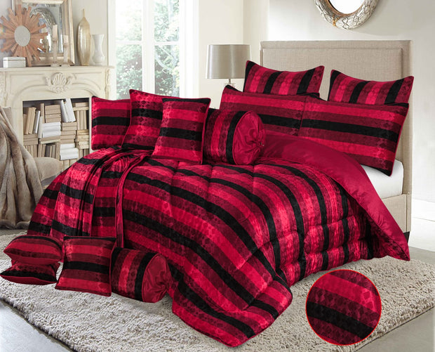 Mardian Plus Velvet Bridal Quilt Set - 14pcs - MPB2027