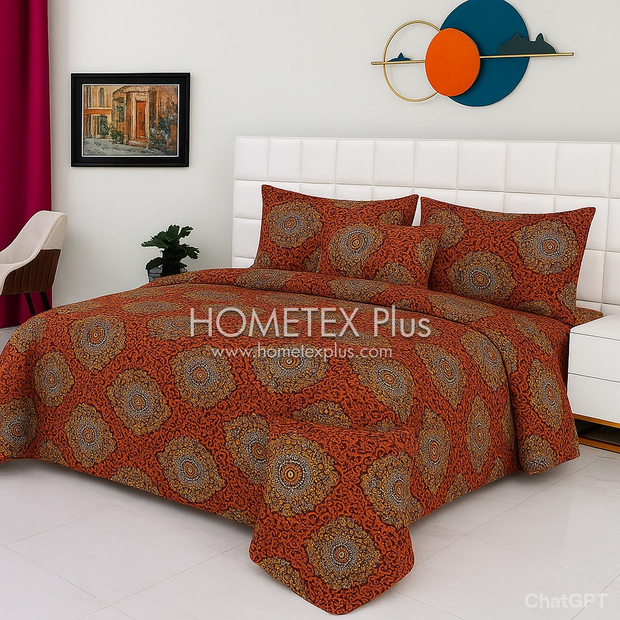 Luvoza Cotton Comforter Set - 6pcs - LCC03