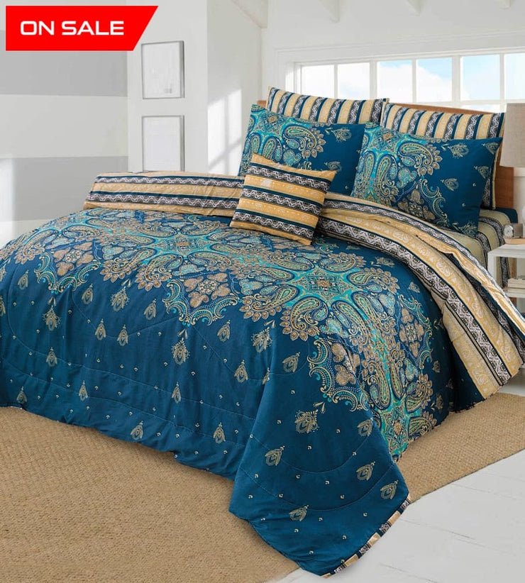 Cotton Comforter Set - 7pcs - HTP3082