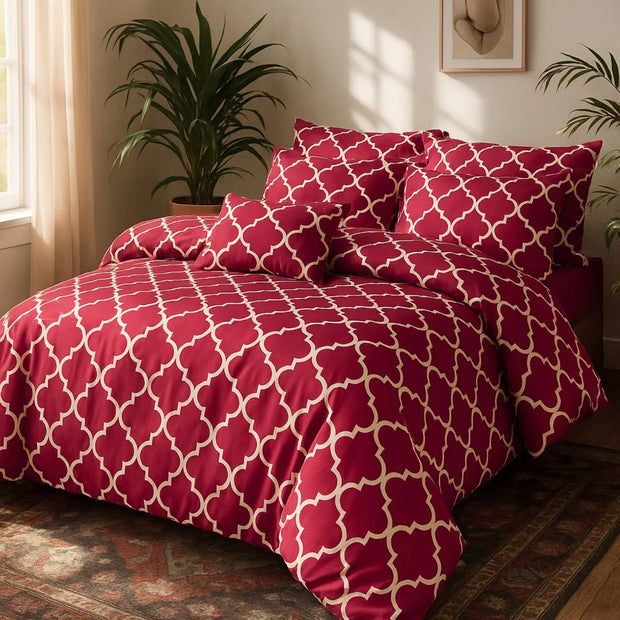 Cotton Comforter Set - 7pcs - HTP3092