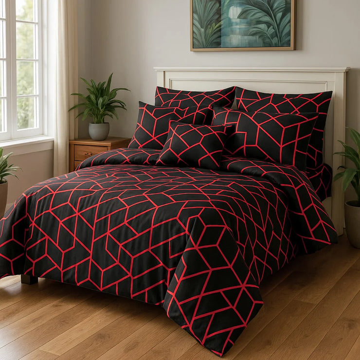 Cotton Comforter Set - 7pcs - HTP3093