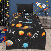 Divine Pure Cotton Kids Bed Sheet - Astranaut- Single - DSB133