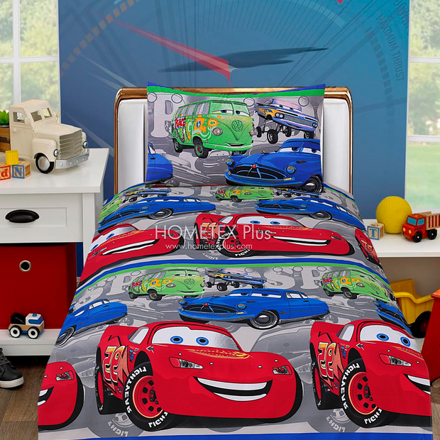 Divine Pure Cotton Kids Bed Sheet - Cars95 - Single - DSB117