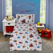 Divine Pure Cotton Kids Bed Sheet - CarsnTrucks - Single - DSB121
