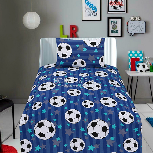 Divine Pure Cotton Kids Bed Sheet - Fifa - Single - DSB118