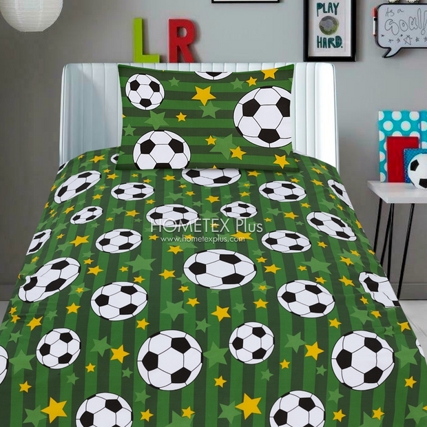 Divine Pure Cotton Kids Bed Sheet - Fifa - Single - DSB118G