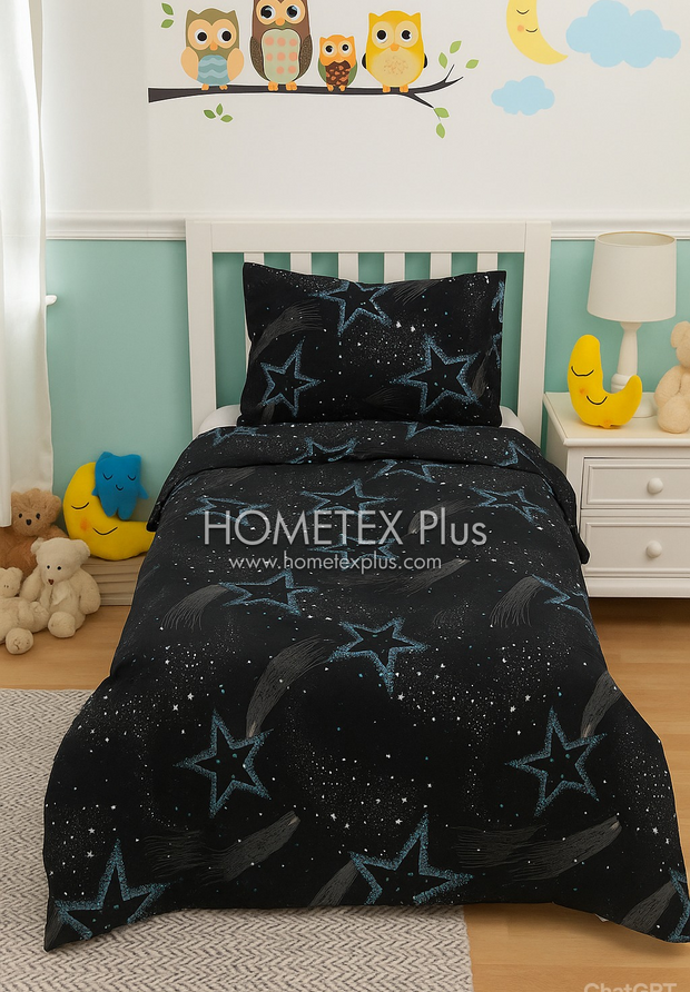 Divine Pure Cotton Kids Bed Sheet - shining star - Single - DSB142