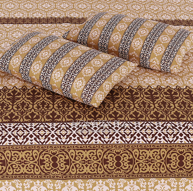 Divine Pure Cotton Bed Sheet - King - 3pcs - DBS314