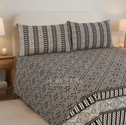 Divine Pure Cotton Bed Sheet - King - 3pcs - DBS316