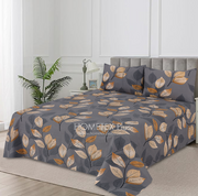 Divine Pure Cotton Bed Sheet - King - 3pcs - DBS318