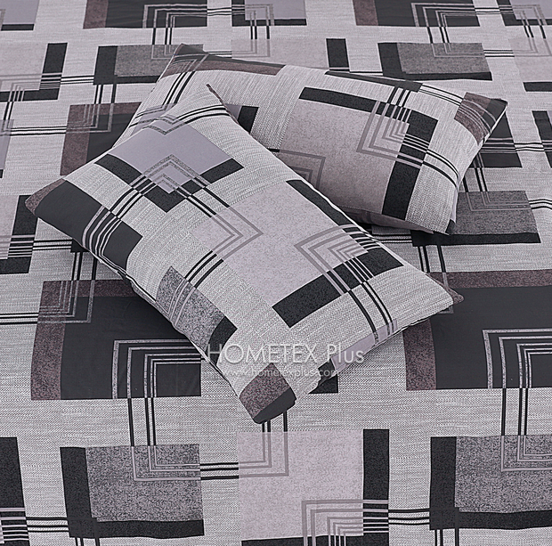 Divine Pure Cotton Bed Sheet - King - 3pcs - DBS322