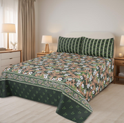 Divine Pure Cotton Bed Sheet - King - 3pcs - DBS324
