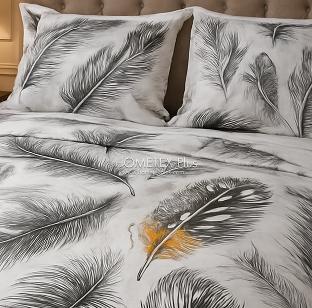 Divine Pure Cotton Bed Sheet - King - 3pcs - DBS346