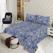 Divine Pure Cotton Bed Sheet - King - 3pcs - DBS349
