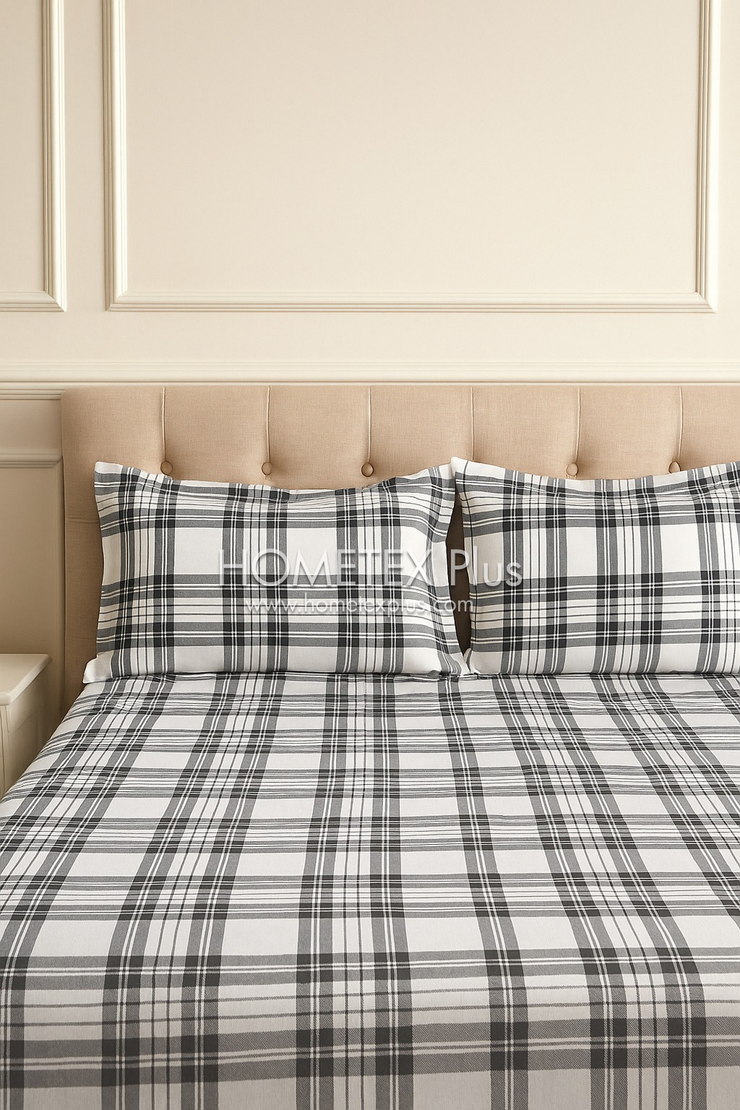 Divine Pure Cotton Bed Sheet - King - 3pcs - DBS363