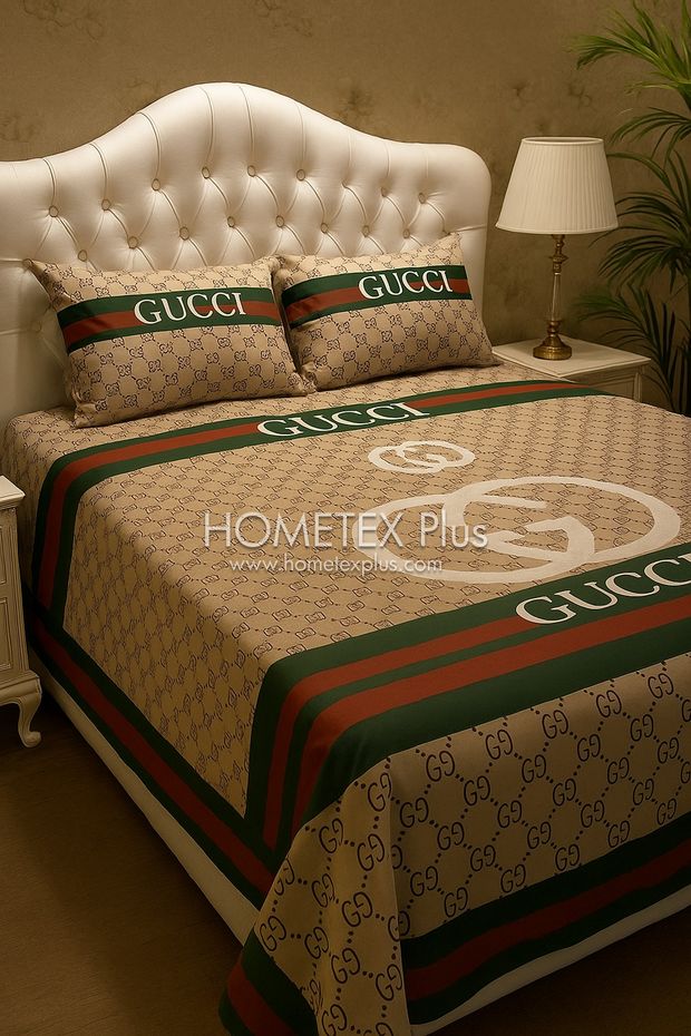 Divine Pure Cotton Bed Sheet - King - 3pcs - DBS364