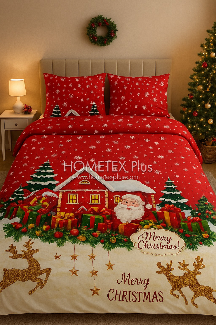 Divine Pure Cotton Bed Sheet - King - 3pcs - DBS366