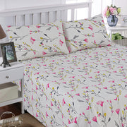 Divine Pure Cotton Bed Sheet - King - 3pcs - DBS154