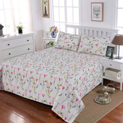 Divine Pure Cotton Bed Sheet - King - 3pcs - DBS154