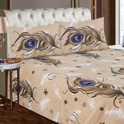Divine Pure Cotton Bed Sheet - King - 3pcs - DBS237