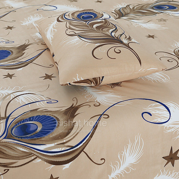 Divine Pure Cotton Bed Sheet - King - 3pcs - DBS237