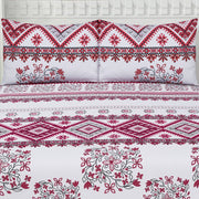 Divine Pure Cotton Bed Sheet - King - 3pcs - DBS241