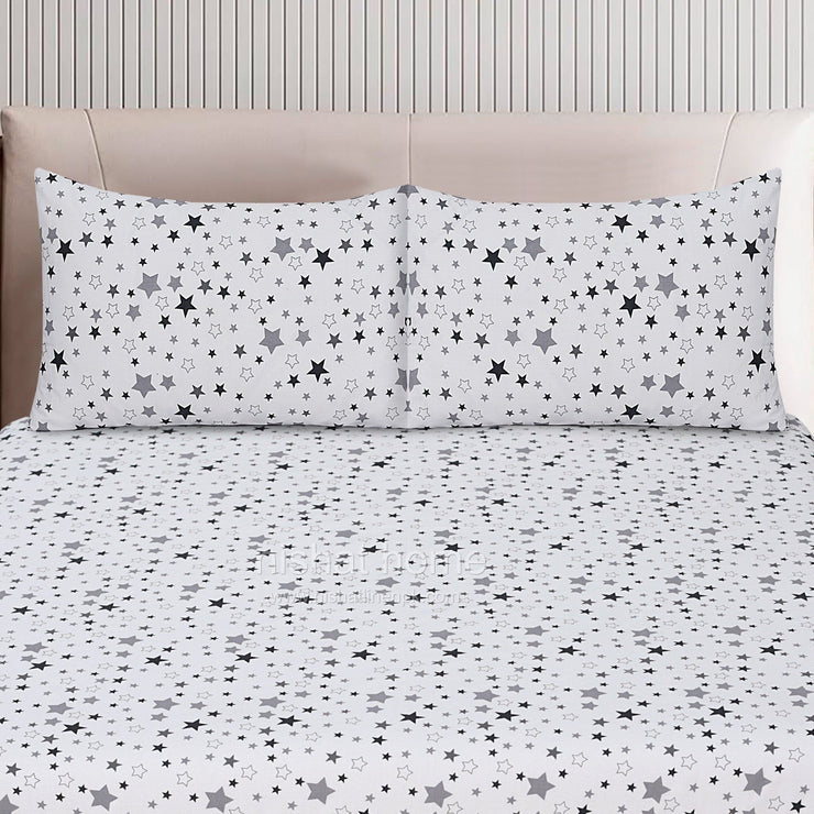 Divine Pure Cotton Bed Sheet - King - 3pcs - DBS243