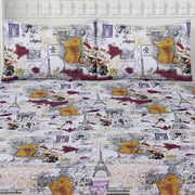 Divine Pure Cotton Bed Sheet - King - 3pcs - DBS245