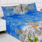 Divine Pure Cotton Bed Sheet - King - 3pcs - DBS256