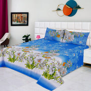 Divine Pure Cotton Bed Sheet - King - 3pcs - DBS256