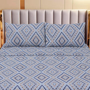 Divine Pure Cotton Bed Sheet - King - 3pcs - DBS260