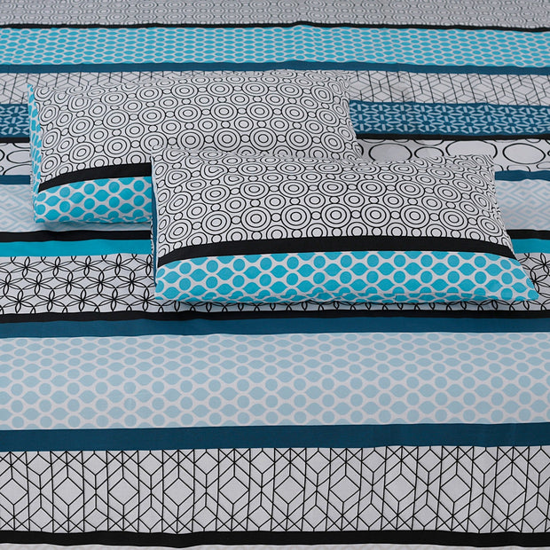 Divine Pure Cotton Bed Sheet - King - 3pcs - DBS263