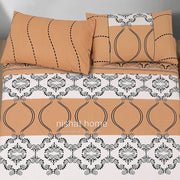 Divine Pure Cotton Bed Sheet - King - 3pcs - DBS269