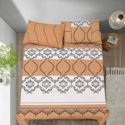 Divine Pure Cotton Bed Sheet - King - 3pcs - DBS269
