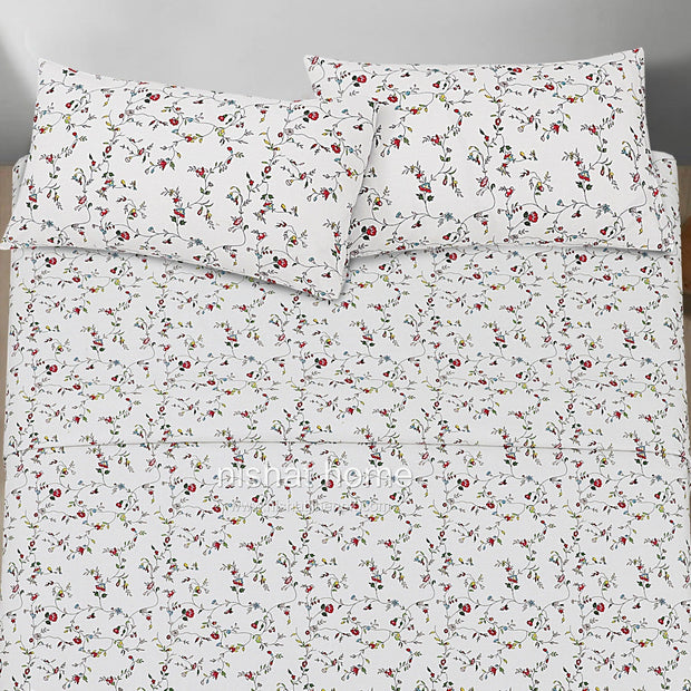 Divine Pure Cotton Bed Sheet - King - 3pcs - DBS271