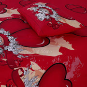 Divine Pure Cotton Bed Sheet - King - 3pcs - DBS272