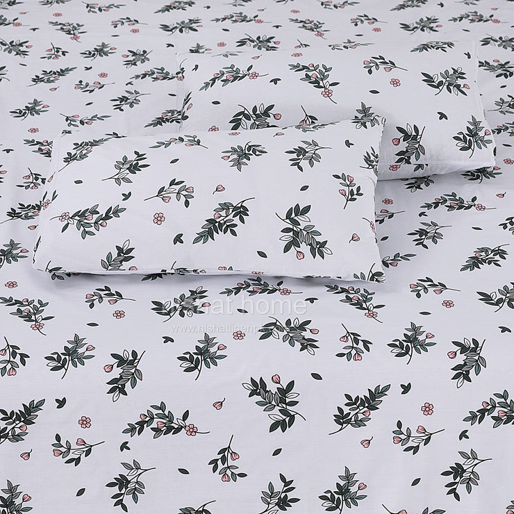 Divine Pure Cotton Bed Sheet - King - 3pcs - DBS274
