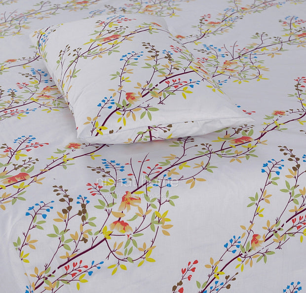 Divine Pure Cotton Bed Sheet - King - 3pcs - DBS276